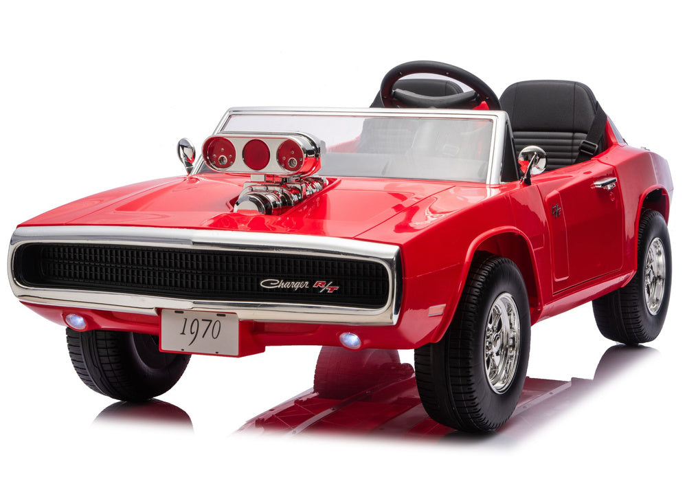 Dodge Charger R/T DLS-K12 24V7Ah Red Battery Car - attēls 2