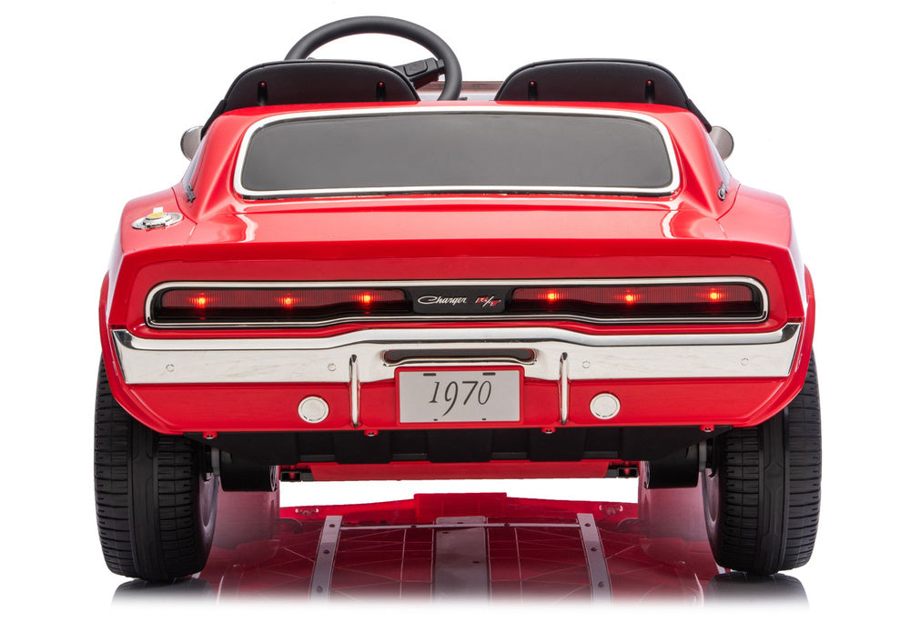 Dodge Charger R/T DLS-K12 24V7Ah Red Battery Car - attēls 4