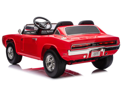 Dodge Charger R/T DLS-K12 24V7Ah Red Battery Car - attēls 5