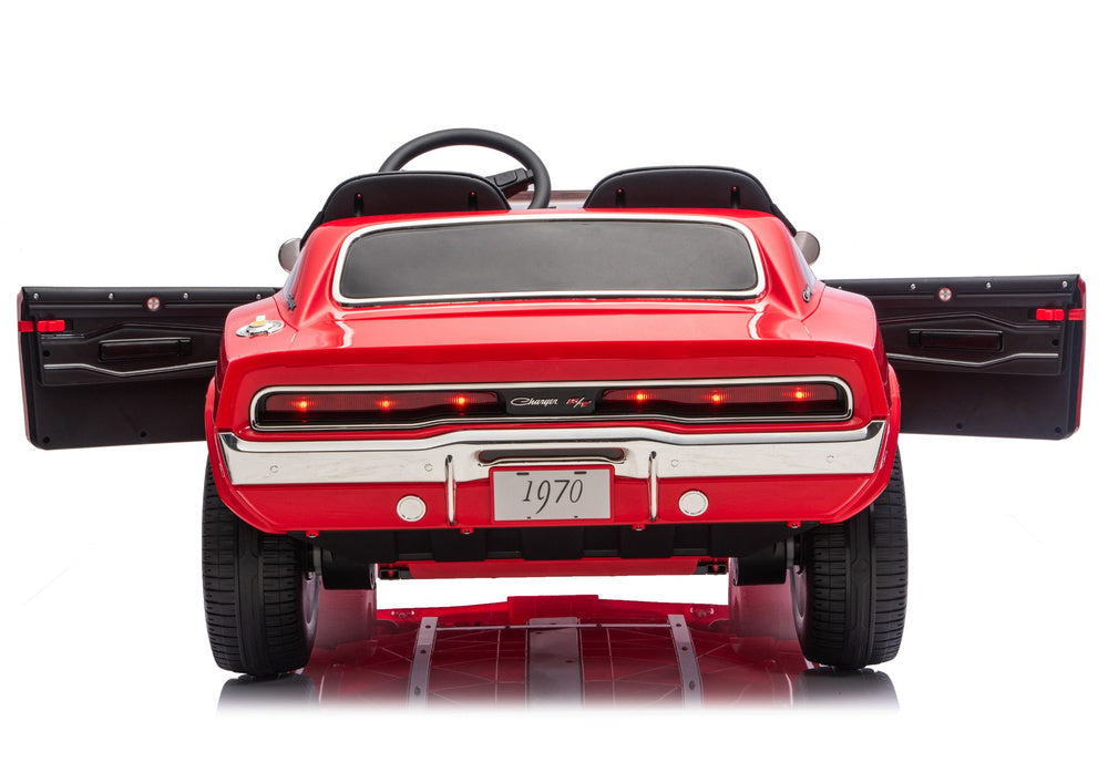 Dodge Charger R/T DLS-K12 24V7Ah Red Battery Car - attēls 7
