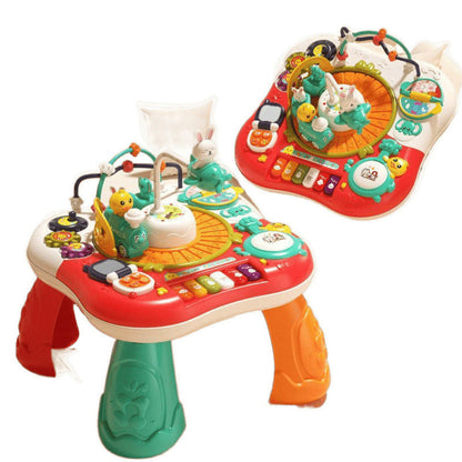 Educational Table Interactive Music Panel Piano 2 in 1 Red - image 2
