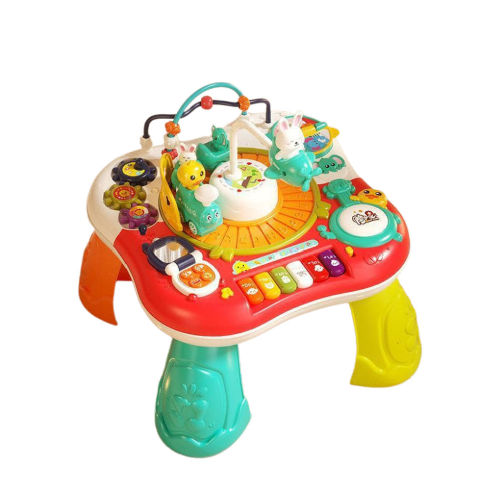 Educational Table Interactive Music Panel Piano 2 in 1 Red - image 3