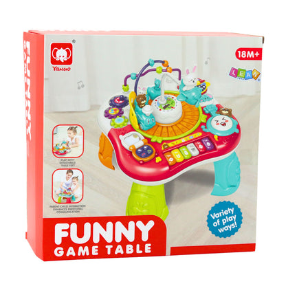 Educational Table Interactive Music Panel Piano 2 in 1 Red - image 4