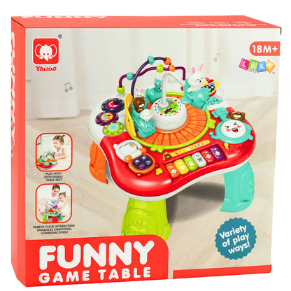 Educational Table Interactive Music Panel Piano 2 in 1 Turquoise - image 4