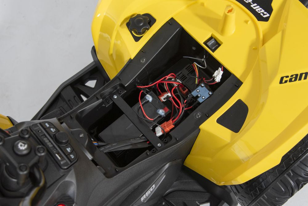Electric Ride On CAN-AM Renegate Yellow - attēls 3