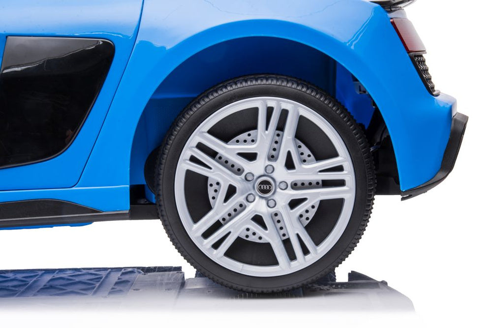 Electric Ride On Car Audi R8 Lift A300 Blue - attēls 8