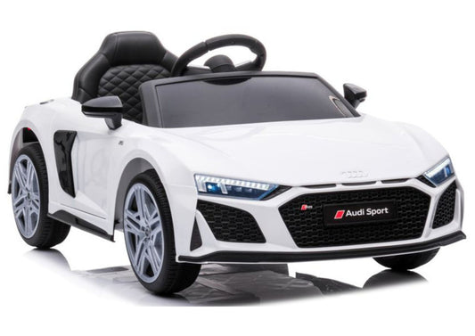 Electric Ride On Car Audi R8 Lift A300 White - attēls 1