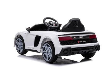 Electric Ride On Car Audi R8 Lift A300 White - pilt 5