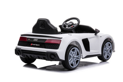Electric Ride On Car Audi R8 Lift A300 White - pilt 7