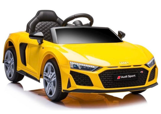 Electric Ride On Car Audi R8 Lift A300 Yellow - attēls 1
