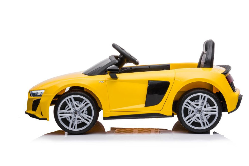Electric Ride On Car Audi R8 Lift A300 Yellow - attēls 3