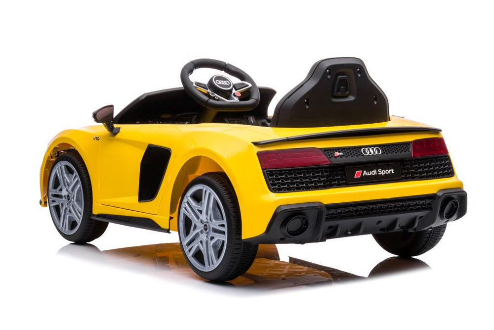 Electric Ride On Car Audi R8 Lift A300 Yellow - attēls 4