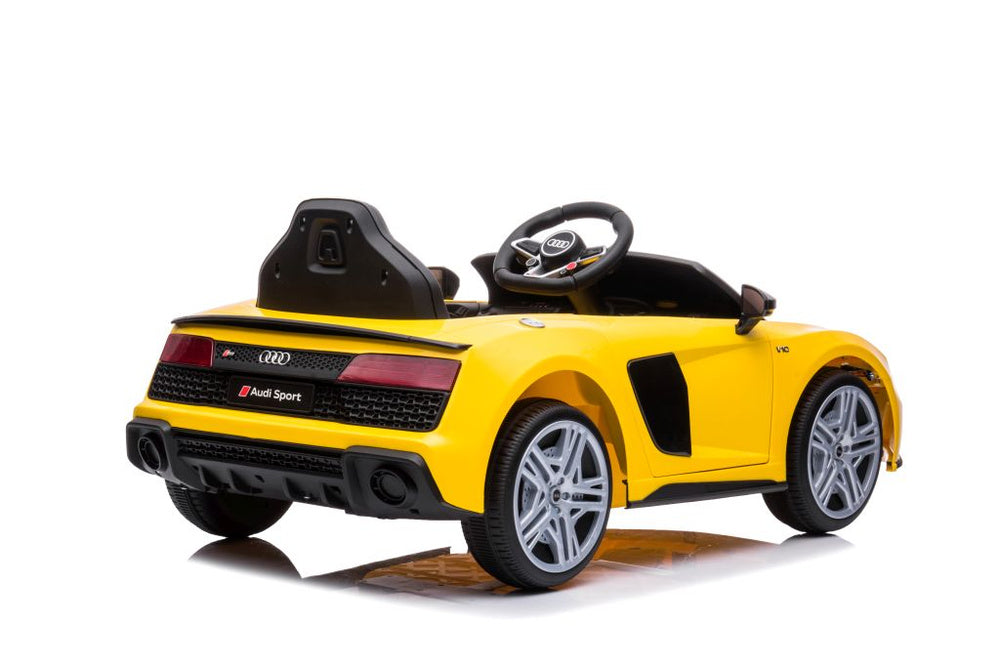 Electric Ride On Car Audi R8 Lift A300 Yellow - attēls 6