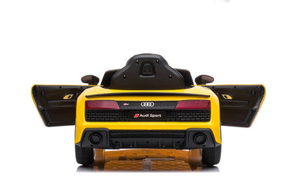 Electric Ride On Car Audi R8 Lift A300 Yellow - attēls 7
