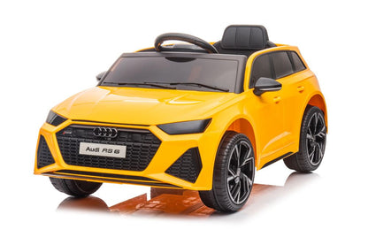 Electric Ride On Car Audi RS6 BRD-2118 Yellow - attēls 3
