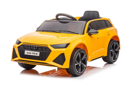 Electric Ride On Car Audi RS6 BRD-2118 Yellow - attēls 4