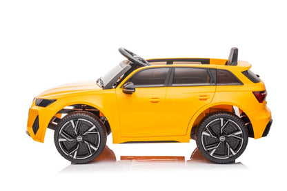Electric Ride On Car Audi RS6 BRD-2118 Yellow - attēls 5
