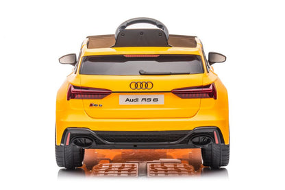 Electric Ride On Car Audi RS6 BRD-2118 Yellow - attēls 7
