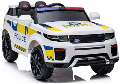 Electric Ride On Car BBH-021 Police White - attēls 1