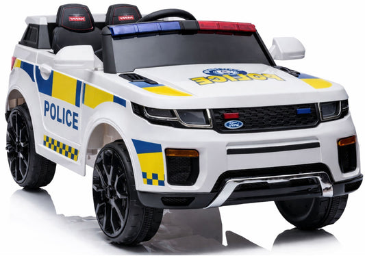 Electric Ride On Car BBH-021 Police White - attēls 1