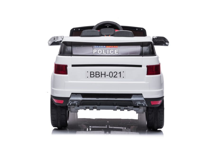 Electric Ride On Car BBH-021 Police White - attēls 4