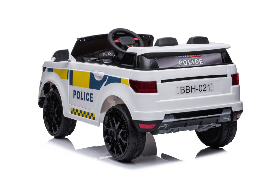 Electric Ride On Car BBH-021 Police White - attēls 5