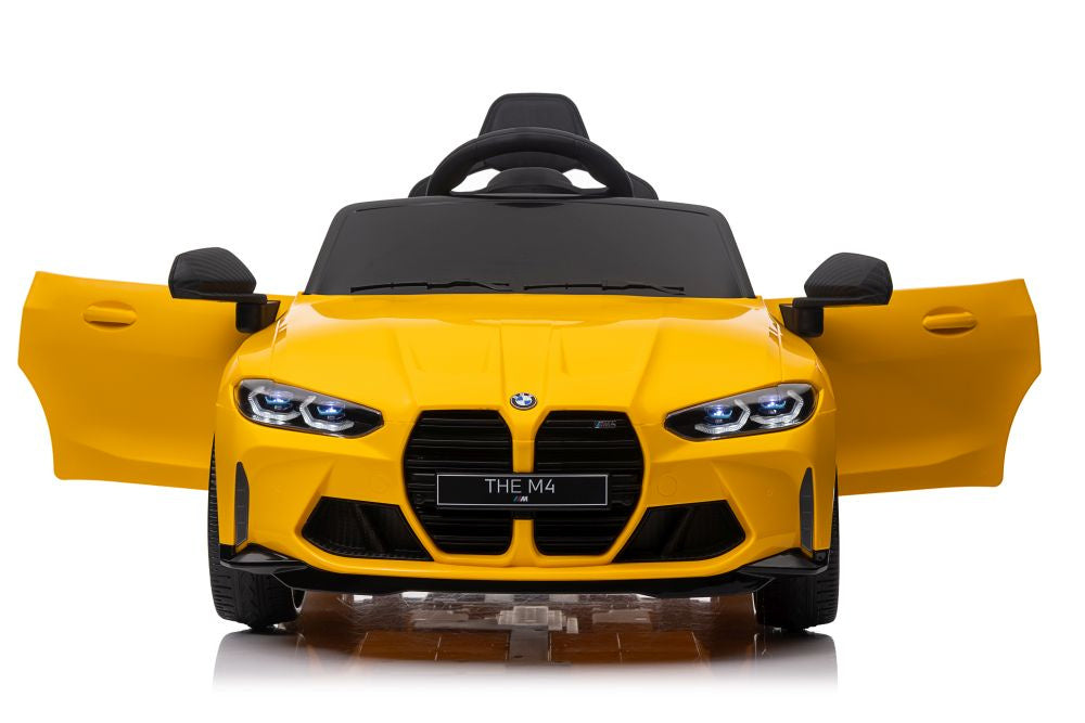 Electric Ride On Car BMW M4 Yellow - image 3