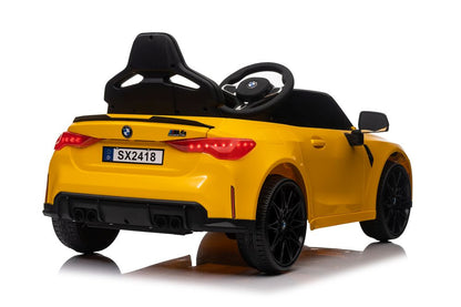 Electric Ride On Car BMW M4 Yellow - image 5