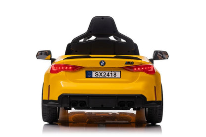 Electric Ride On Car BMW M4 Yellow - image 6