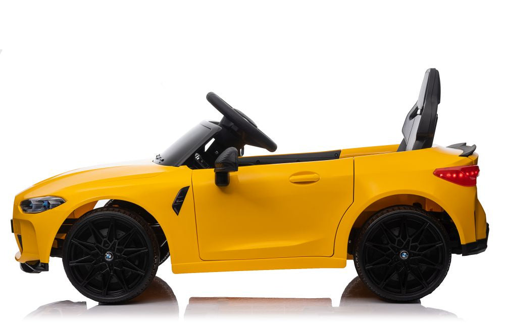 Electric Ride On Car BMW M4 Yellow - image 8
