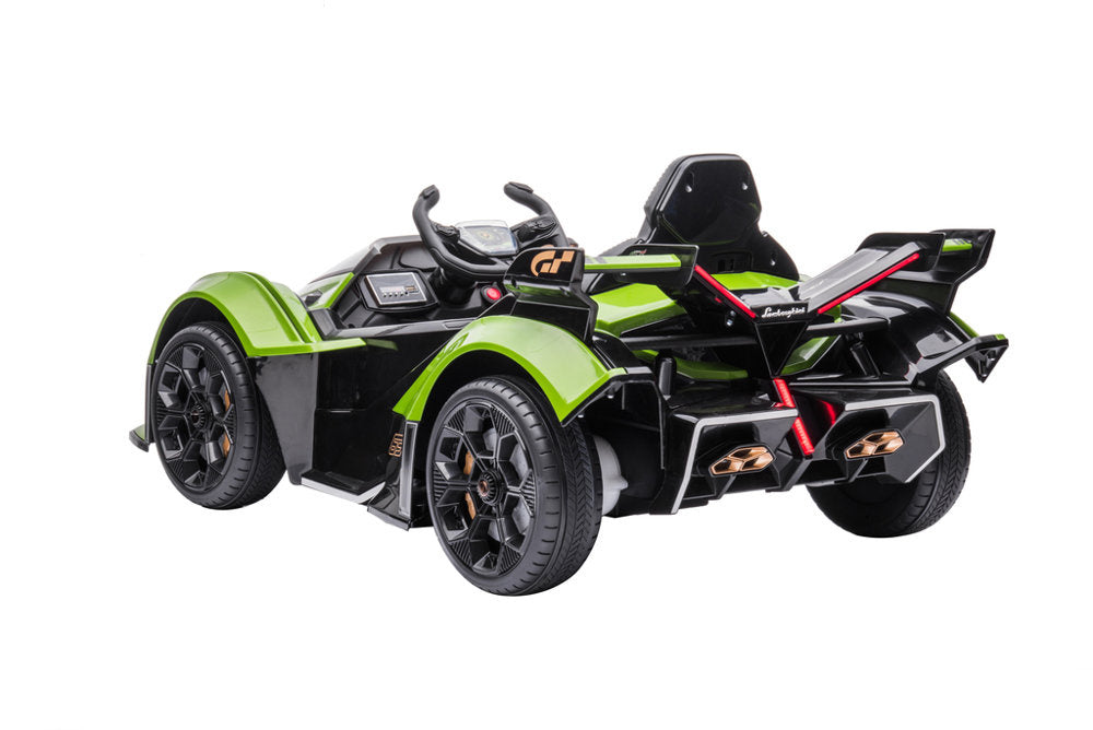 Electric Ride On Car Lamborghini GT HL528 Green - attēls 5