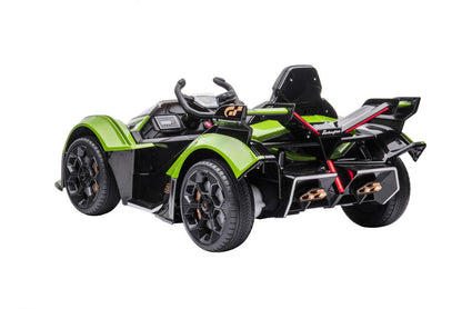 Electric Ride On Car Lamborghini GT HL528 Green - attēls 5