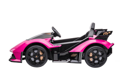 Electric Ride on Car Lamborghini GT HL528 Pink - attēls 4