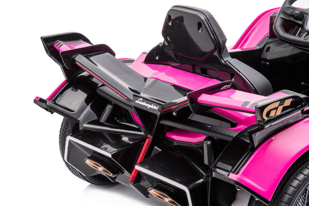 Electric Ride on Car Lamborghini GT HL528 Pink - attēls 8