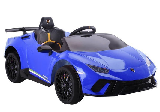 Electric Ride On Car Lamborghini Huracan Blue - attēls 1