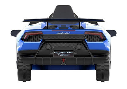 Electric Ride On Car Lamborghini Huracan Blue - attēls 5