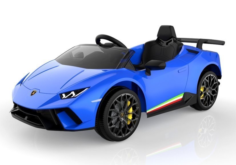Electric Ride On Car Lamborghini Huracan Blue - attēls 8