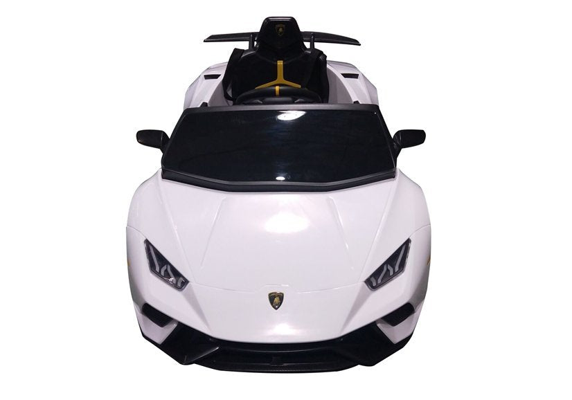 Electric Ride On Car Lamborghini Huracan White - attēls 7