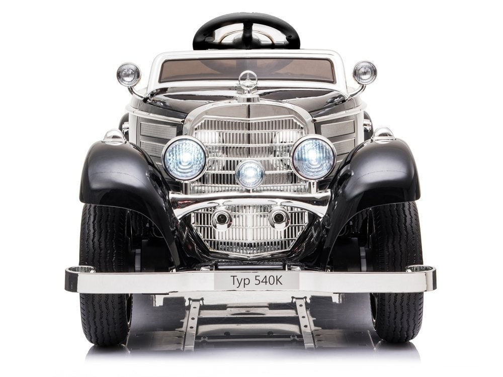 Electric Ride On Car Mercedes 540K Black - attēls 3