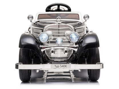 Electric Ride On Car Mercedes 540K Black - attēls 3