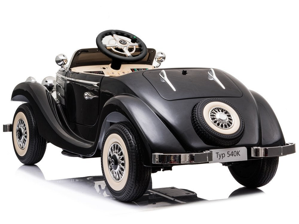 Electric Ride On Car Mercedes 540K Black - attēls 5