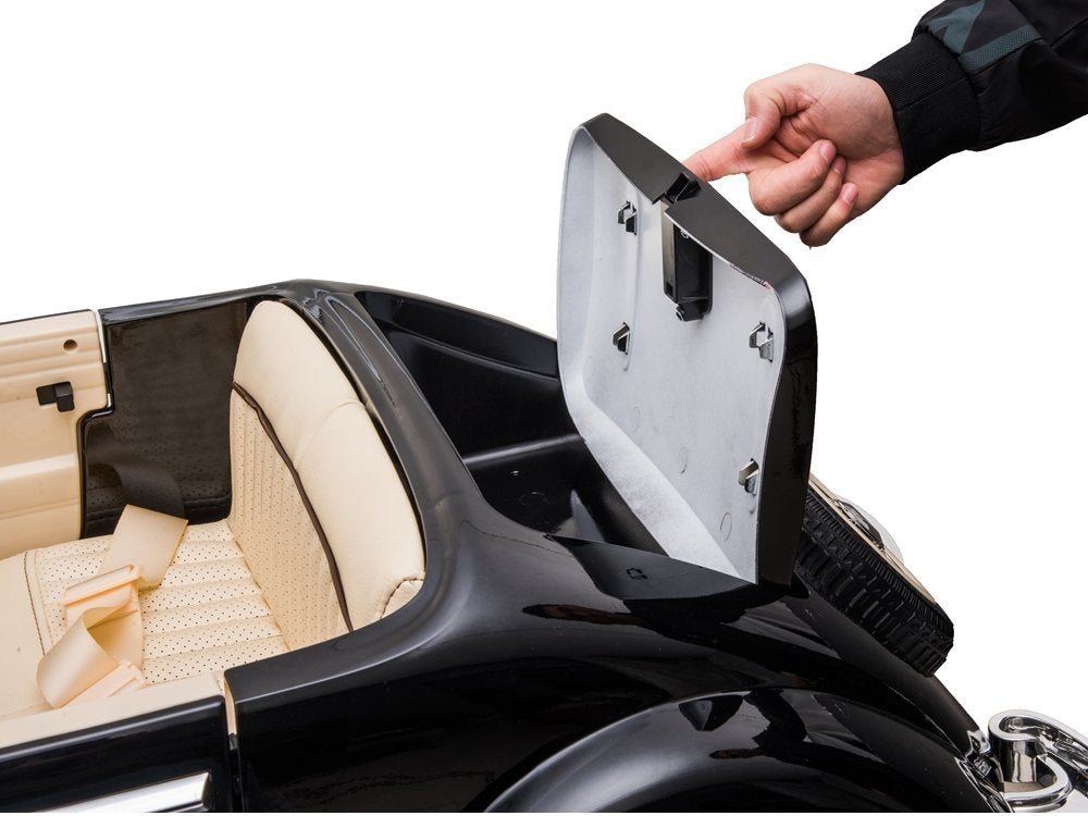 Electric Ride On Car Mercedes 540K Black - attēls 8