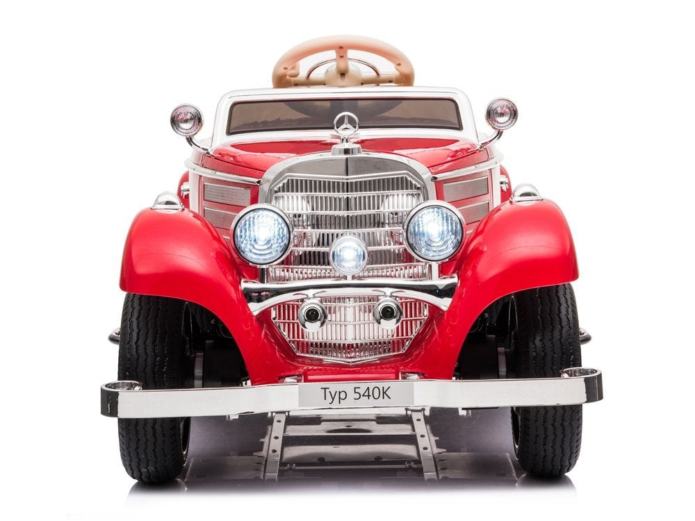 Electric Ride On Car Mercedes 540K Red - attēls 2