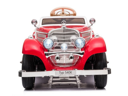 Electric Ride On Car Mercedes 540K Red - attēls 2