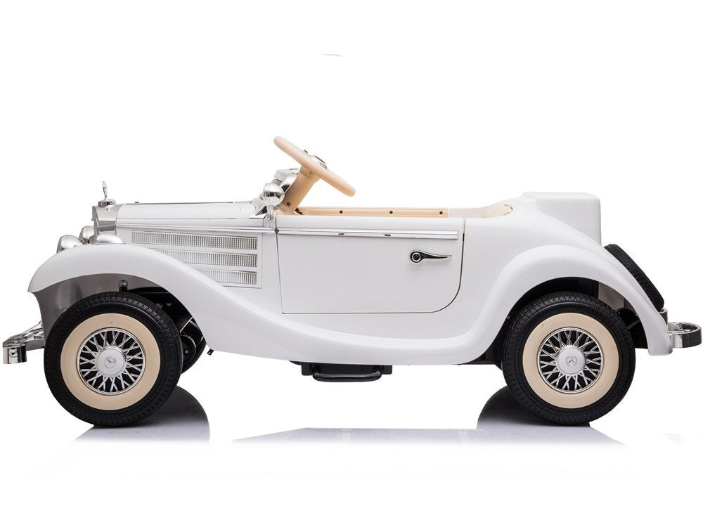 Electric Ride On Car Mercedes 540K White - attēls 3