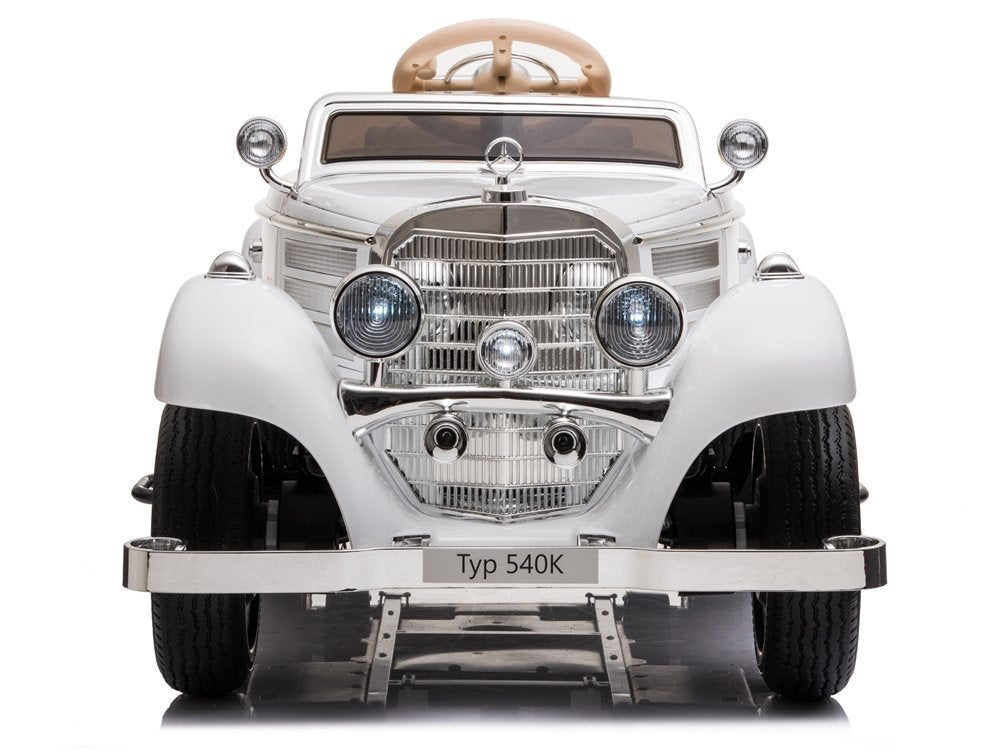 Electric Ride On Car Mercedes 540K White - attēls 4