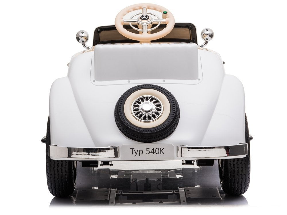 Electric Ride On Car Mercedes 540K White - attēls 8