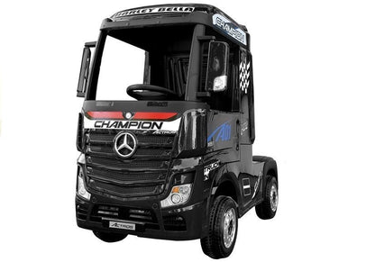 Electric Ride-On Car Mercedes Actros Black Painted MP4 - attēls 2