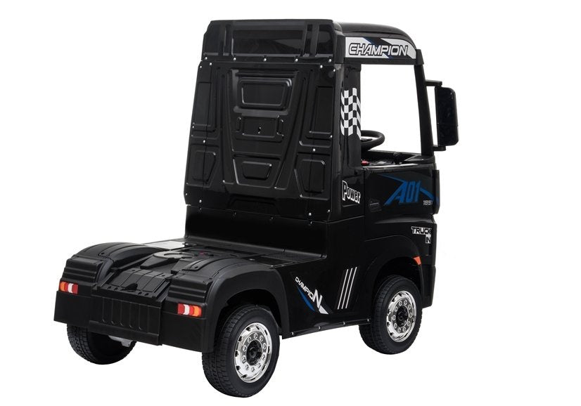 Electric Ride-On Car Mercedes Actros Black Painted MP4 - attēls 8