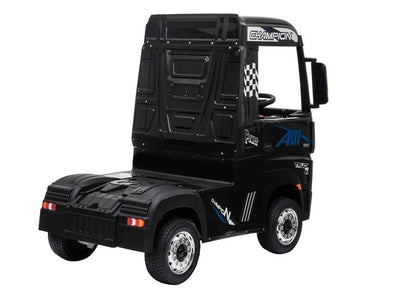 Electric Ride-On Car Mercedes Actros Black Painted MP4 - attēls 8
